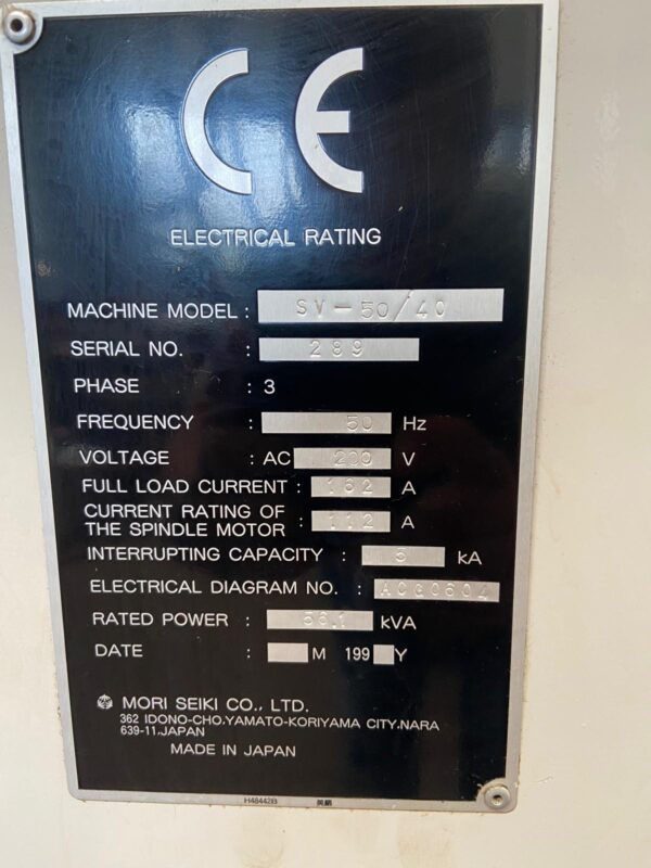 MORI SEIKI SV50/40 - anno 1998 - immagine 10