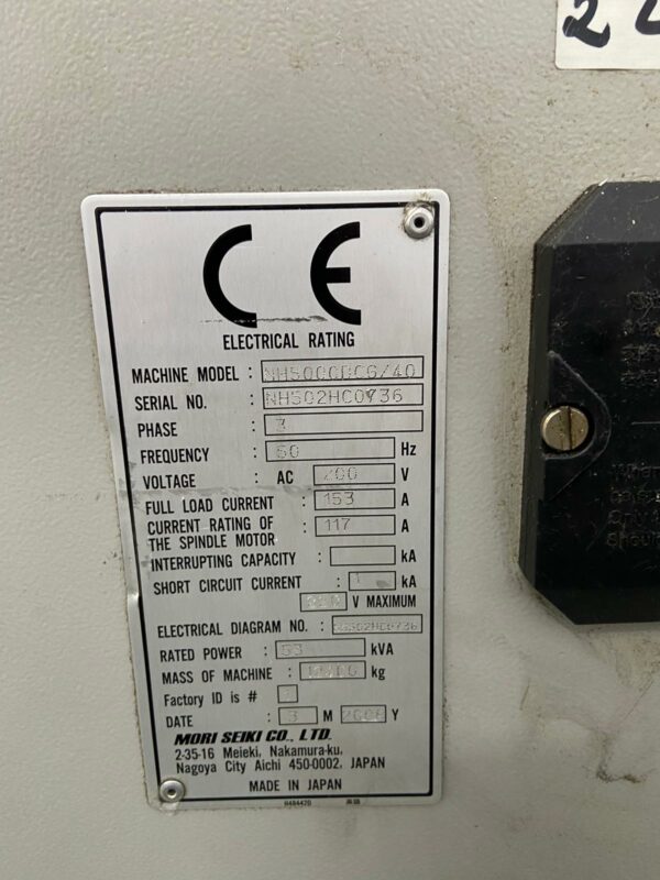 MORI SEIKI NH5000 DCG - anno 2008 - immagine 26